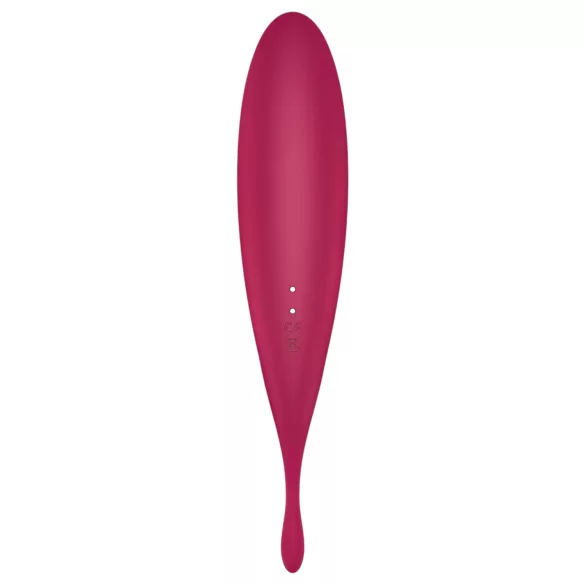 Satisfyer Twirling Pro - апликацијом управљани вибратор за клиторис (црвени)