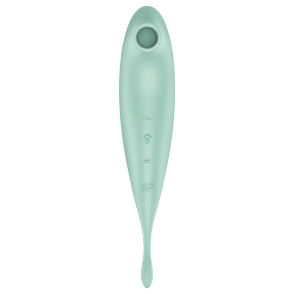 Satisfyer Twirling Pro - pametni 2u1 klitoralni vibrator (menta)