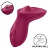 Satisfyer Exciterrr - rotirajući klitoralni vibrator sa perlama (crveni)