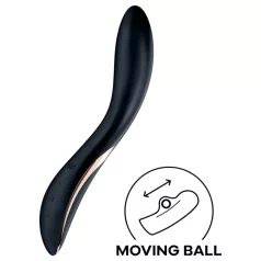 Satisfyer Rrrolling - crni G-tačka vibrator s kuglom