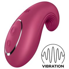   Satisfyer Dipping Delight - punjivi vibrator za klitoris (crveni)