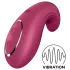 Satisfyer Dipping Delight - punjivi vibrator za klitoris (crveni)