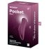 Satisfyer Pocket Pro 1 - akumulatorski masažer za klitoris sa talasima (ljubičasti)