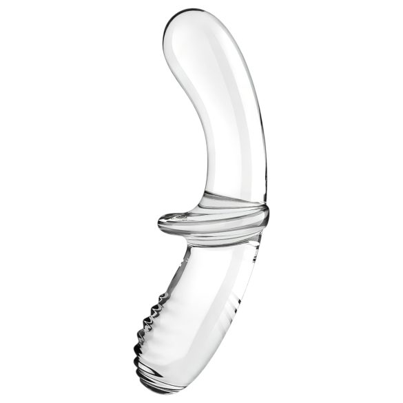 Satisfyer Double Crystal - Dupla Stakleni Dildo (Proziran)