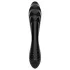 Satisfyer Dazzling Crystal 1 - stakleni dildo sa dva kraja (crni)