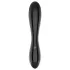 Satisfyer Dazzling Crystal 1 - stakleni dildo sa dva kraja (crni)