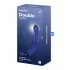 Satisfyer Double Crystal - dvostruki stakleni dildo (plavi)