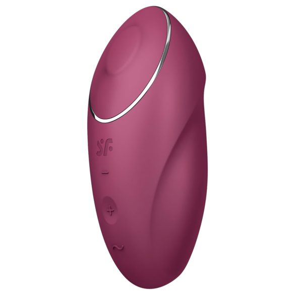 Satisfyer Tap & Climax 1 - 2u1 vibrator i stimulator za klitoris (crven)