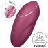 Satisfyer Tap & Climax 1 - 2u1 vibrator i stimulator za klitoris (crven)