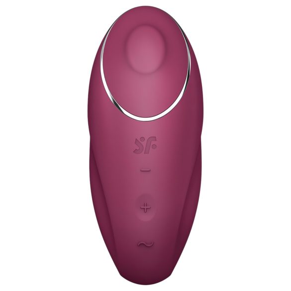 Satisfyer Tap & Climax 1 - 2u1 vibrator i stimulator za klitoris (crven)