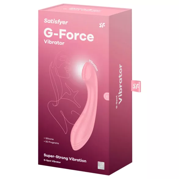 Satisfyer G-Force - bežični, vodootporni G-tačka vibrator (roze)