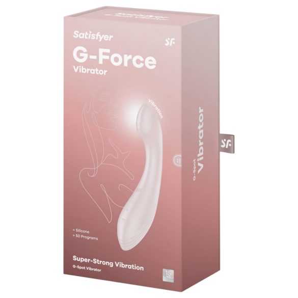 Satisfyer G-Force - bež, punjivi, vodootporni G-tačka vibrator