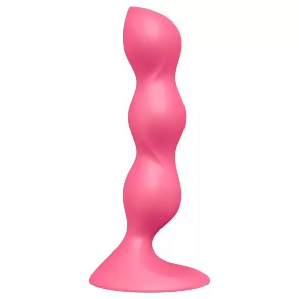 Satisfyer Triple Ball-R - analni vibrator sa perlicama (roze)