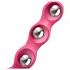 Satisfyer Triple Ball-R - analni vibrator sa perlicama (roze)