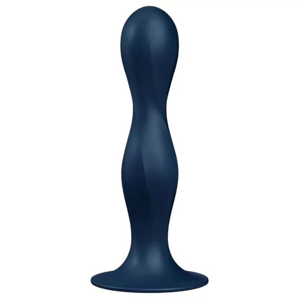 Satisfyer Double Ball-R - тегљива дилдо (плава)