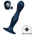Satisfyer Double Ball-R - тегљива дилдо (плава)