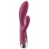 Satisfyer Spinning Rabbit 1 - vibrator sa rotirajućom klitoralnom rukom (crvena)