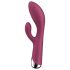 Satisfyer Spinning Rabbit 1 - vibrator sa rotirajućom klitoralnom rukom (crvena)