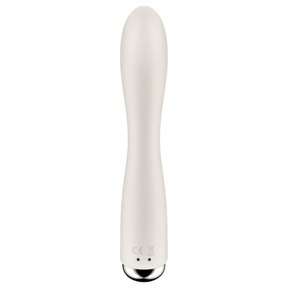 Satisfyer Spinning Rabbit 1 - rotirajući vibrator sa klitoralnim stimulatorom (bež)