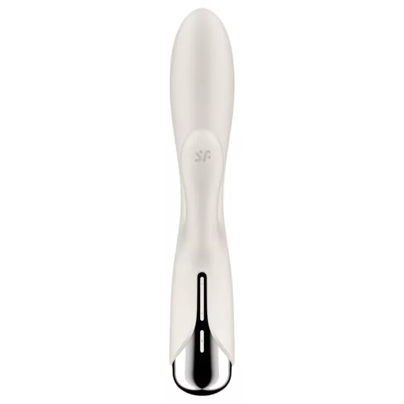 Satisfyer Spinning Rabbit 1 - rotirajući vibrator sa klitoralnim stimulatorom (bež)
