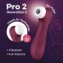 Satisfyer Pro 2 Gen3 - punjač klitorisni simulator sa vazdušnim talasima (crveni)