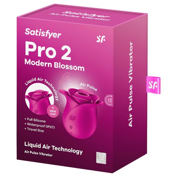 Satisfyer Pro 2 Modern Blossom - vazdušni stimulator klitorisa (roze)