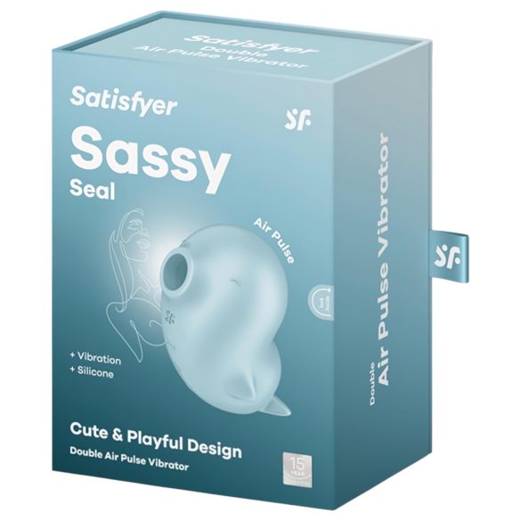 Satisfyer Sassy Seal - vazdušni stimulator za klitoris (tirkizno)