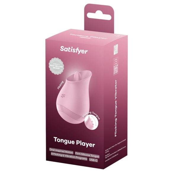 Satisfyer Tongue Player - vibrirajući stimulator klitorisa (roze)