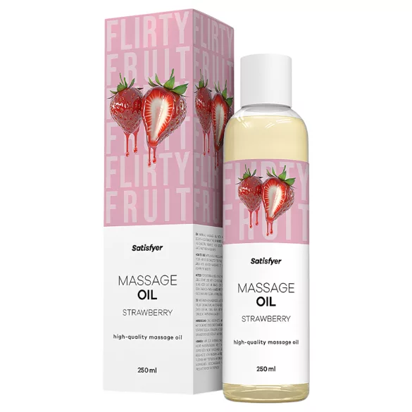 Satisfyer - aromatično ulje za masažu - jagoda (250 ml)