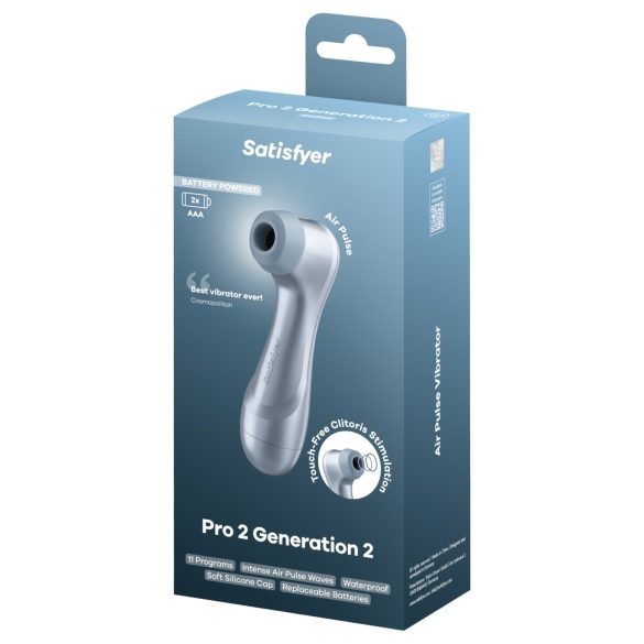 Satisfyer Pro2 Gen2 - stimulator za klitoris sa vazdušnim talasima (plavi)