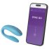 We-Vibe Sync Go - pametan parni vibrator, tirkizni