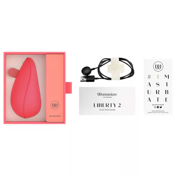 Womanizer Liberty 2 - bežični stimulator klitorisa (roze)