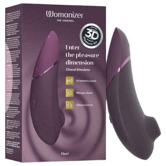 Womanizer Next - punjivi stimulator klitorisa sa talasima vazduha (ljubičasti)