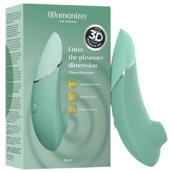 Womanizer Next - punjivi stimulator klitorisa sa talasima vazduha (žalfija)