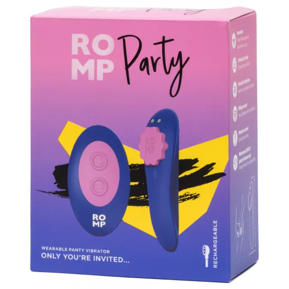 ROMP Party - daljinski Vibrator Gaćica (ljubičasti)