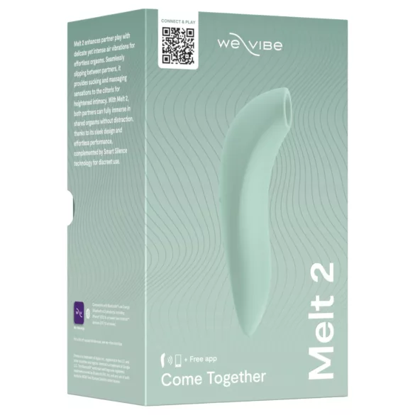 We-Vibe Melt 2 - апликацијом контролисани стимулатор клиториса са таласима ваздуха (тиркизна)