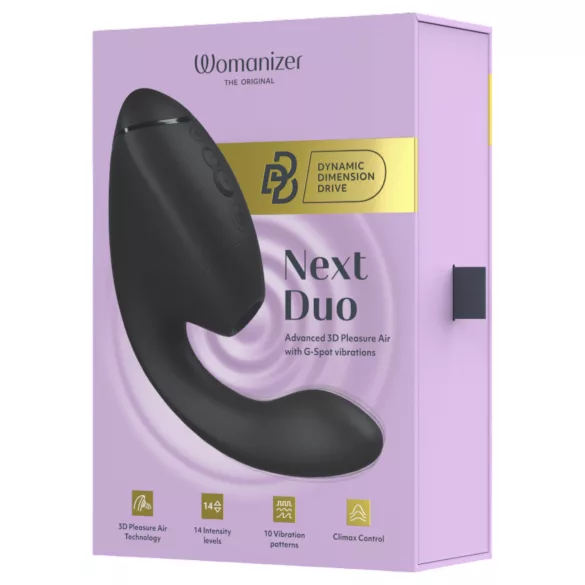 Womanizer Next Duo - 2u1 G-tačka vibrator (crna)
