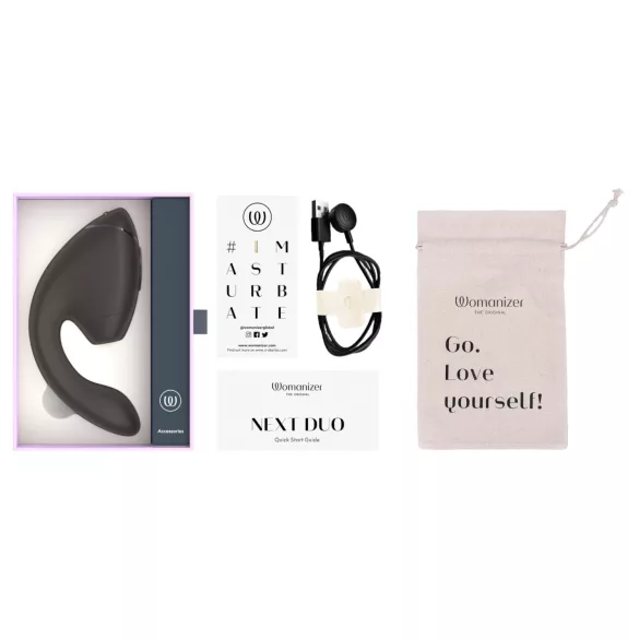 Womanizer Next Duo - 2u1 G-tačka vibrator (crna)