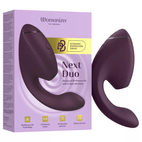 Womanizer Next Duo - 2u1 G-tačka vibrator (ljubičasti)