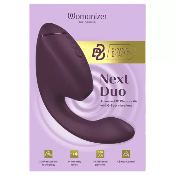 Womanizer Next Duo - 2u1 G-tačka vibrator (ljubičasti)