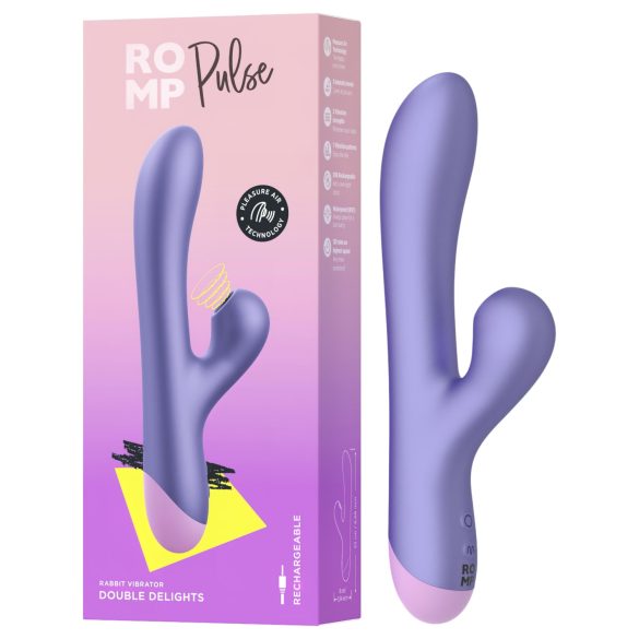 ROMP Pulse - G-tačka vibrator sa pulsnim stimulacijom klitorisa (ljubičasti)