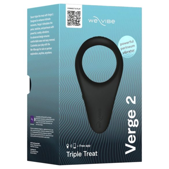 We-Vibe Verge 2 - pametna vibraciona prsten za penis (crna)