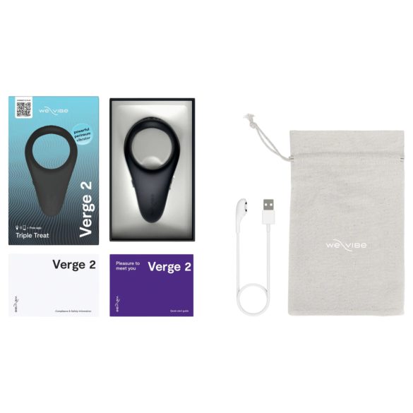 We-Vibe Verge 2 - pametna vibraciona prsten za penis (crna)