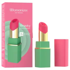   Womanizer Beauty - vibrator za klitoris sa talasima vazduha u obliku ruža (zeleni)