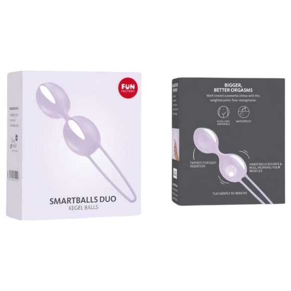Fun Factory Smartballs Duo – gejša kuglice sa unutrašnjom kuglicom (ljubičaste)