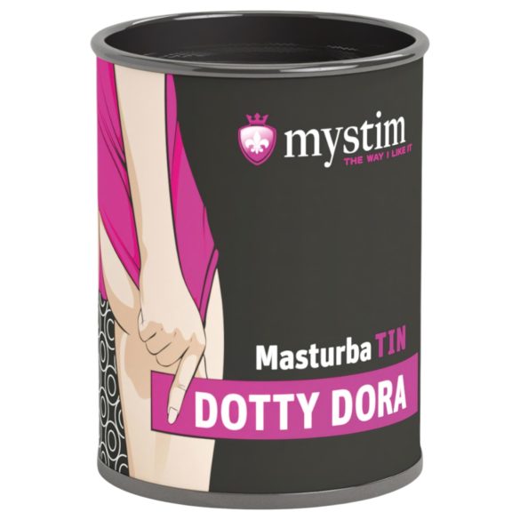 Mystim MasturbaTIN Dotty Dora - tačkasti masturbator (bela)