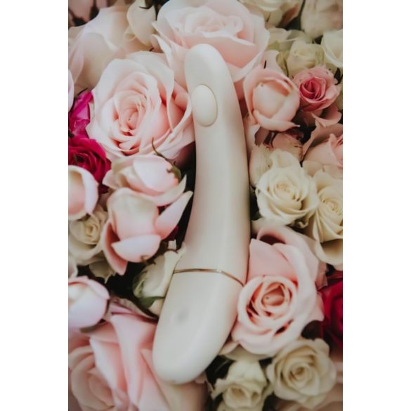 OhMyG - punjivi, pulsirajući G-tačka vibrator (bela)