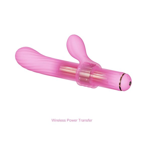 Magic Stick vibrator sa zamenljivim nastavcima (pink)