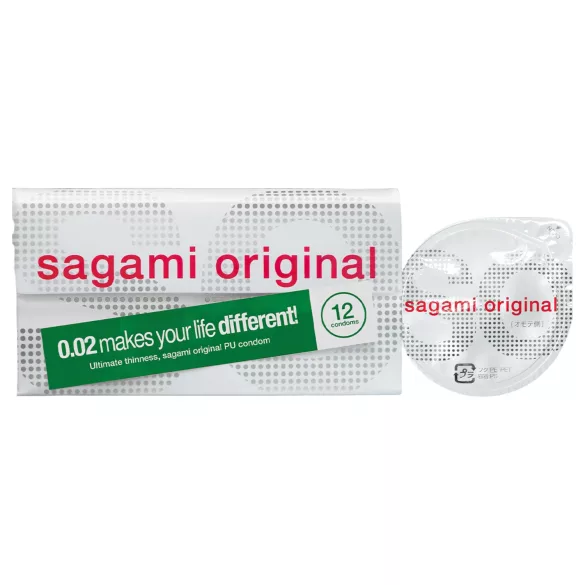 Sagami Original 0,02 - prezervativi - 55mm (12 komada)