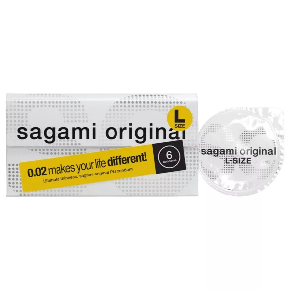 Sagami Original 0.02 L - kondom - 58mm (6 kom)